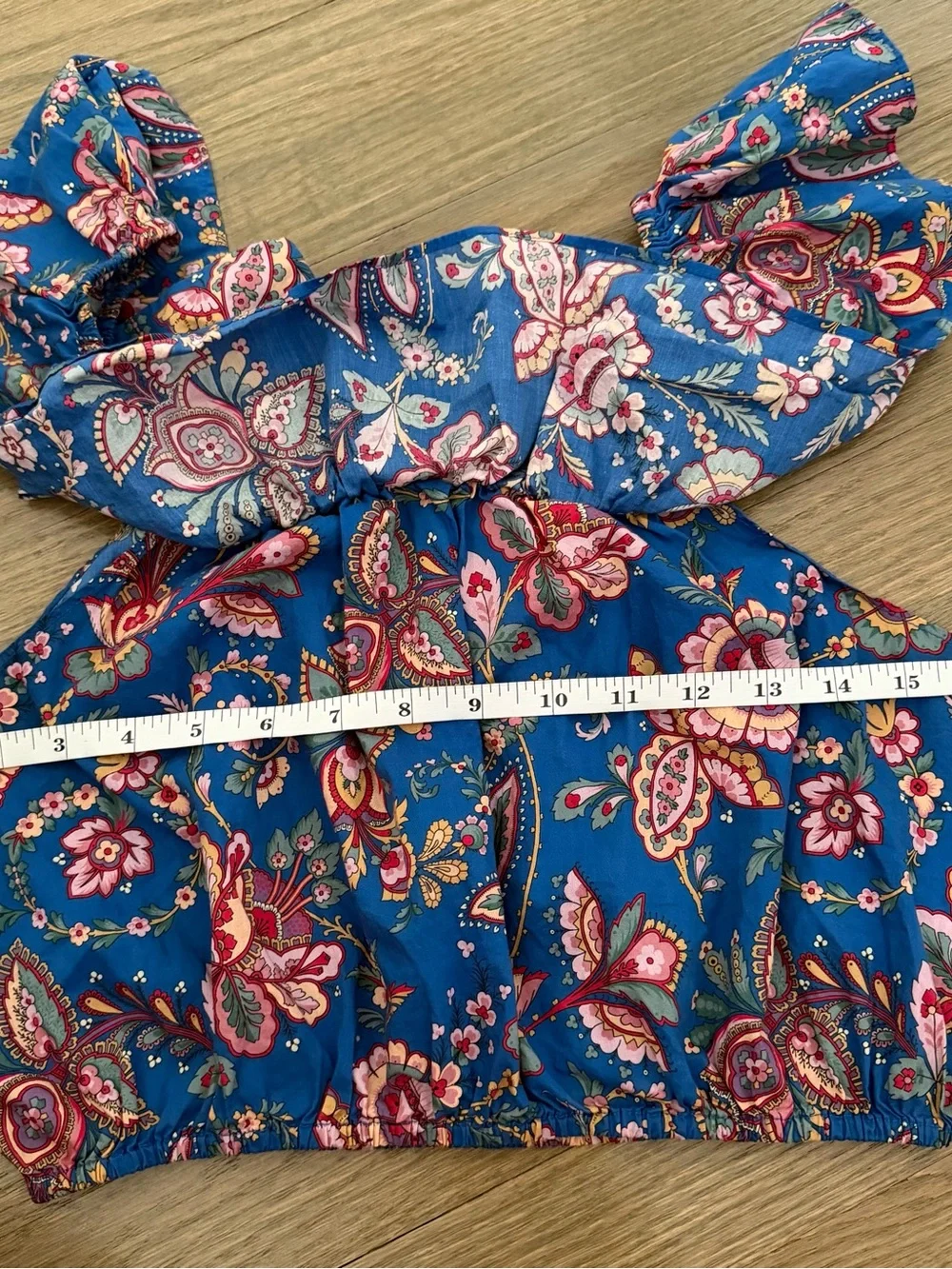 J. Crew ruffled print